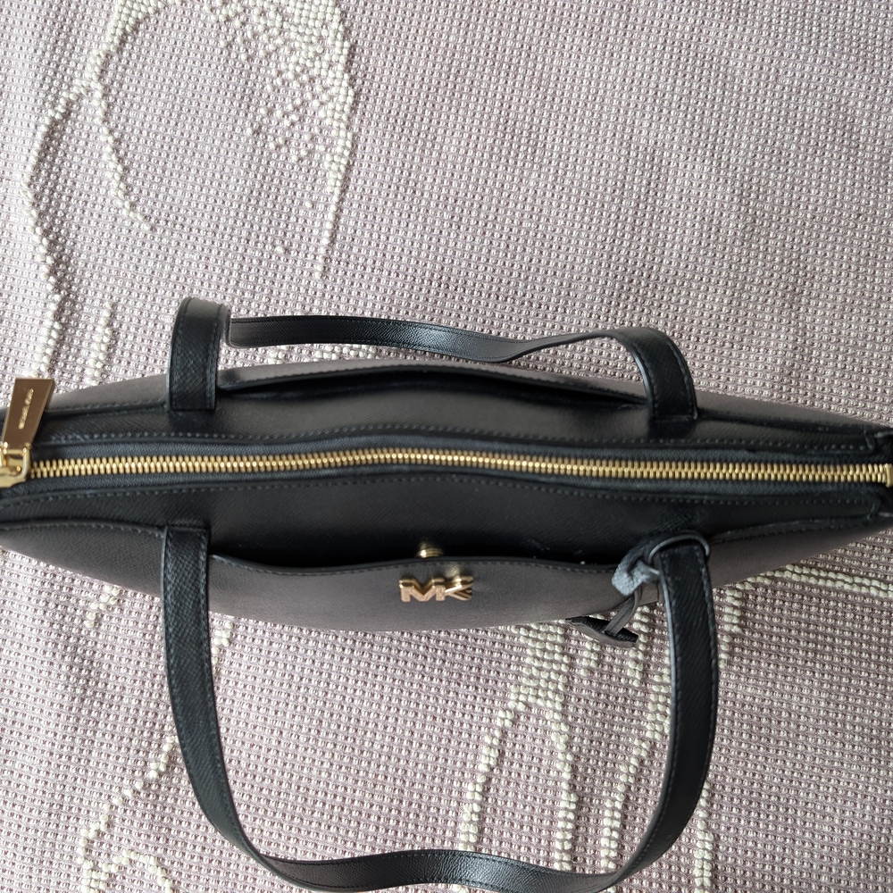 Michael Kors Maddie Black Tote Bag - Picture 7 of 11